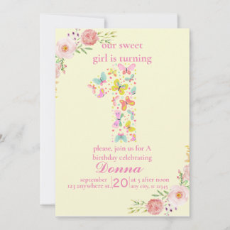 Invitation Papillon pourpre Notre Petit Papillon