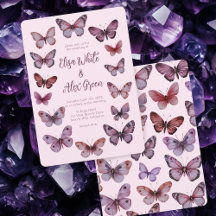 Papillons Élégants Mariage PERSONNALISÉ
