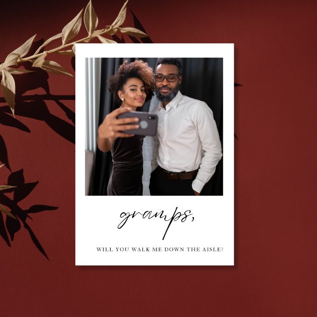 Invitation Papy, m'accompagneras-tu à l'autel Père  (Créateur téléchargé)