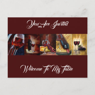 Invitation Par Carte Postale - Bienvenue Sur Mon T