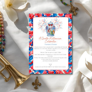 Invitation Parade et fête du 250e anniversaire Pot à gingembr
