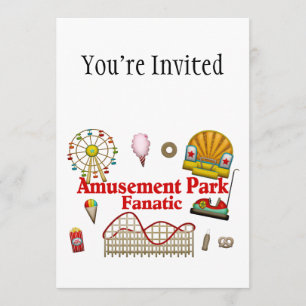 Invitation Parc d'attractions Fanatic