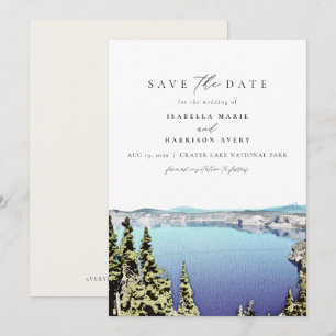 Invitation Parc national CRATER LAKE Skyline Enregistrer la d