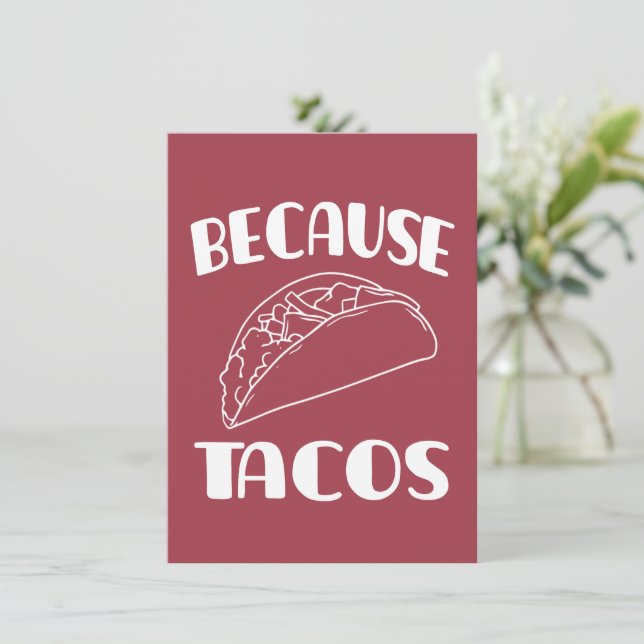 Invitation Parce que Tacos (Debout devant)