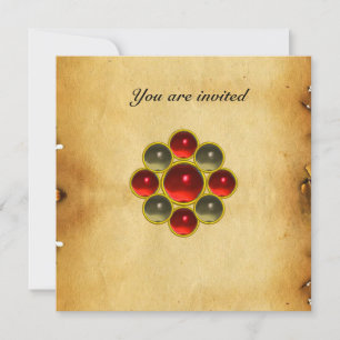 Invitation Parchemin d'agate MON