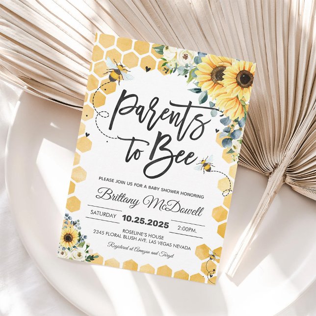 Invitation Parents à Baby shower (Créateur téléchargé)