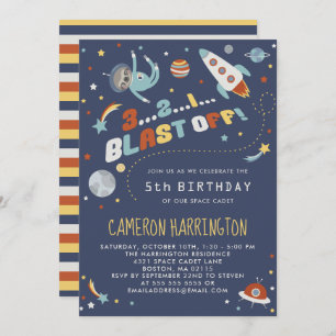 Invitation Paresse d'Astro - partie d'anniversaire de enfant