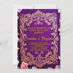 Invitation Parfait pour Classique, Romantique ou Luxe