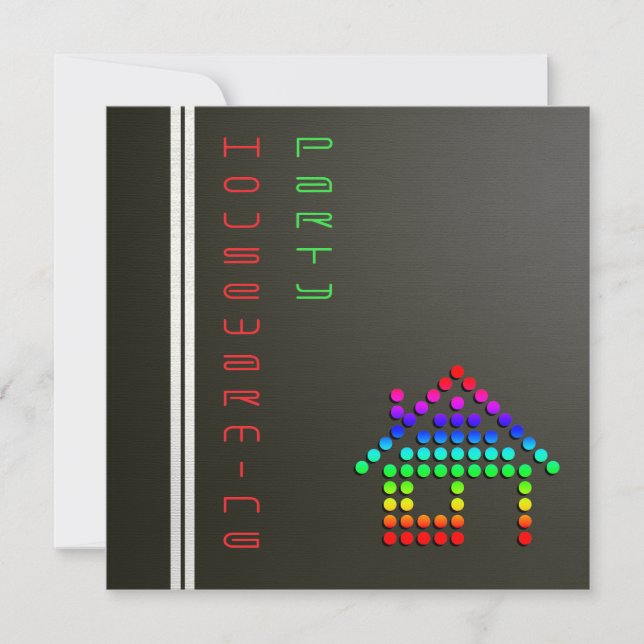 Invitation parfaite de la fête du réchauffement cl (Devant)