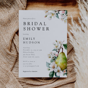 Invitation parfaite Pear Floral Bridal