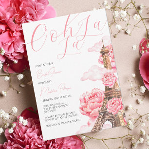 Invitation Paris Fête des mariées