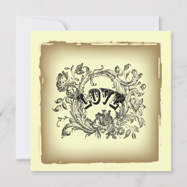 Invitation Paris fleurit tournois victorienne douche de nage (Devant)