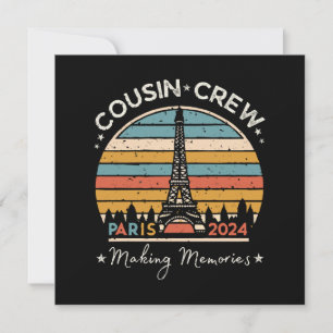 Invitation Paris France - Souvenirs 2024