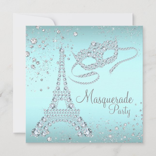 Invitation Paris Masquerade (Devant)