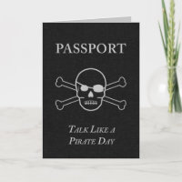 parler comme un passeport de jour pour les pirates