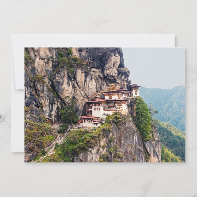 Invitation Paro Taktsang : Le monastère du nid de tigre - Bho (Devant)