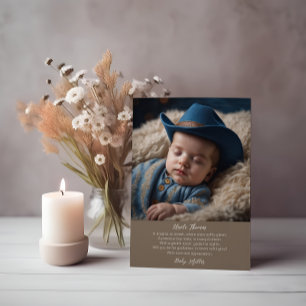 Invitation Parrain de berceuse de cow-boy de la prairie