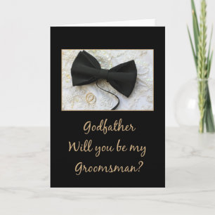Invitation Parrain S'il vous plaît être mon Groomsman - invit