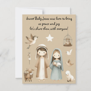 Invitation Partagez l'Amour ce Noël ! Salutation religieuse