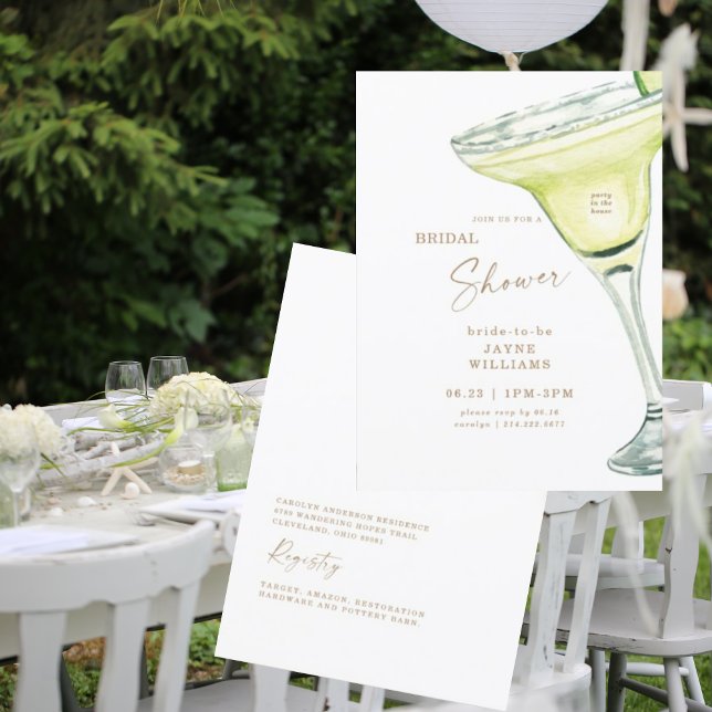 Invitation Parti à la Chambre Margarita Fête des mariées (Créateur téléchargé)