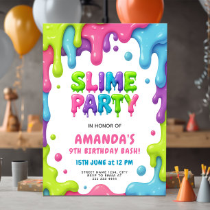 Invitation Parti Anniversaire de enfant à thème mince modifia