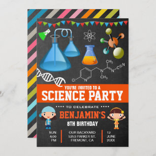 Invitations Faire Part Scientifique Zazzle Ca