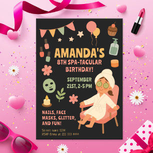 Invitation Parti Anniversaire de enfant spa-taculaire
