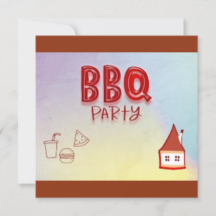 Invitation Parti BBQ