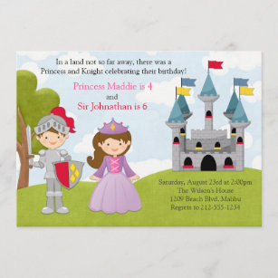 Cadeaux Anniversaire Princesse Chevalier Zazzle Ca