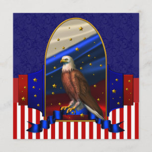 Invitation Parti de la campagne politique patriotique