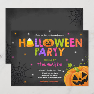 Invitation Parti de la petite Halloween spooktaculaire