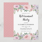 Parti de la retraite élégante Pastel Roses & verdu