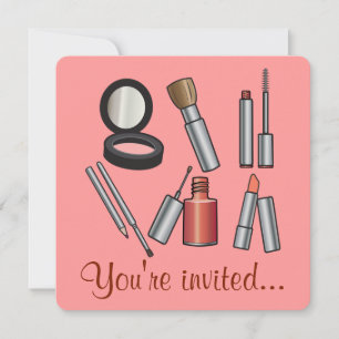 Invitation Parti de maquillage