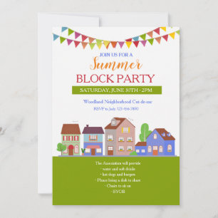 Invitation Parti de voisinage