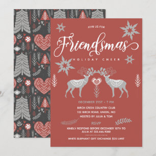 Invitation Parti des amis scandinaves de Reindee