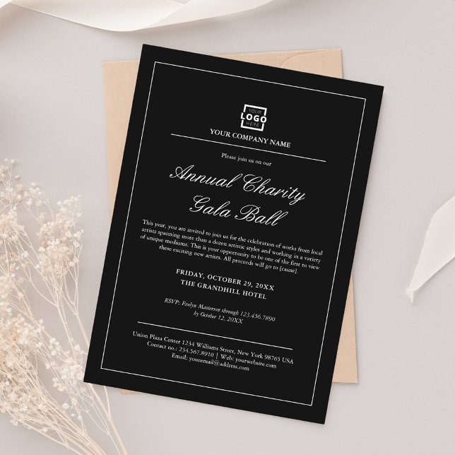 Invitation Parti d'événements d'entreprise personnalisée (Créateur téléchargé)