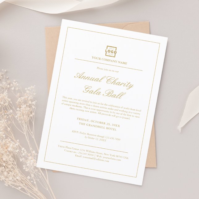 Invitation Parti d'événements d'entreprise personnalisée (Créateur téléchargé)