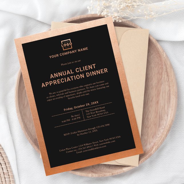 Invitation Parti d'événements d'entreprise personnalisée (Créateur téléchargé)