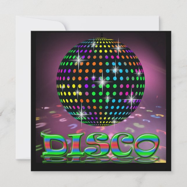 Invitation Parti DISCO - SRF (Devant)