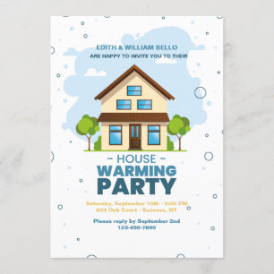 Invitation Parti du réveil de la maison