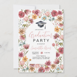 Invitation Parti fleur sauvage
