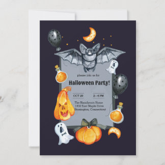 Invitation parti halloween