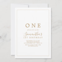 Parti minimaliste Gold Premier anniversaire