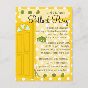 Invitation Parti Potluck