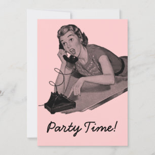 Invitation Parti Retro
