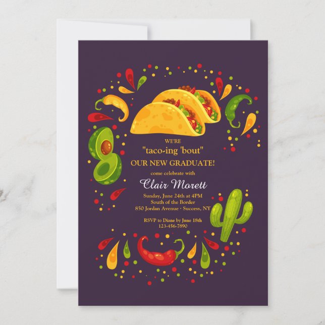 Invitation Parti Taco (Devant)