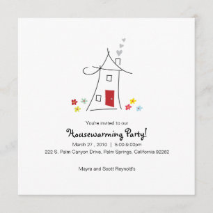 Invitation Parti Whimsical du réchauffement des ménages