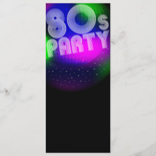 Invitation partie 80s