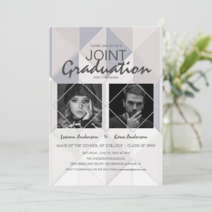 Invitation Partie Abstraite de l'obtention d'un diplôme conjo