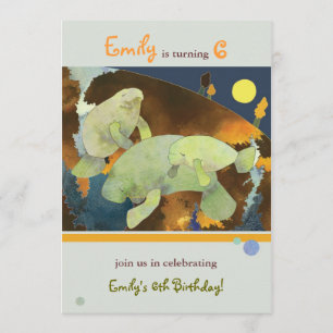 Invitation Partie d'anniversaire de enfant de famille de